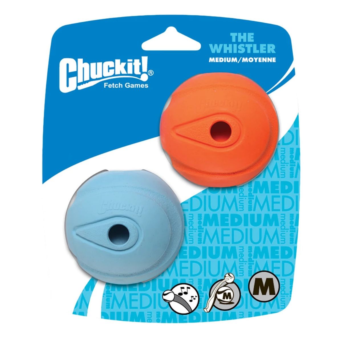 Chuckit The Whistler Medium 2er Pack