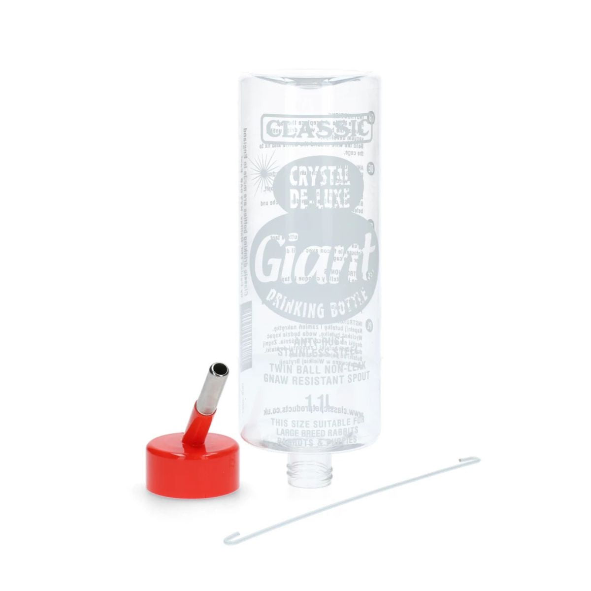 Classic Crystal Deluxe Trinkflasche für Nagetiere