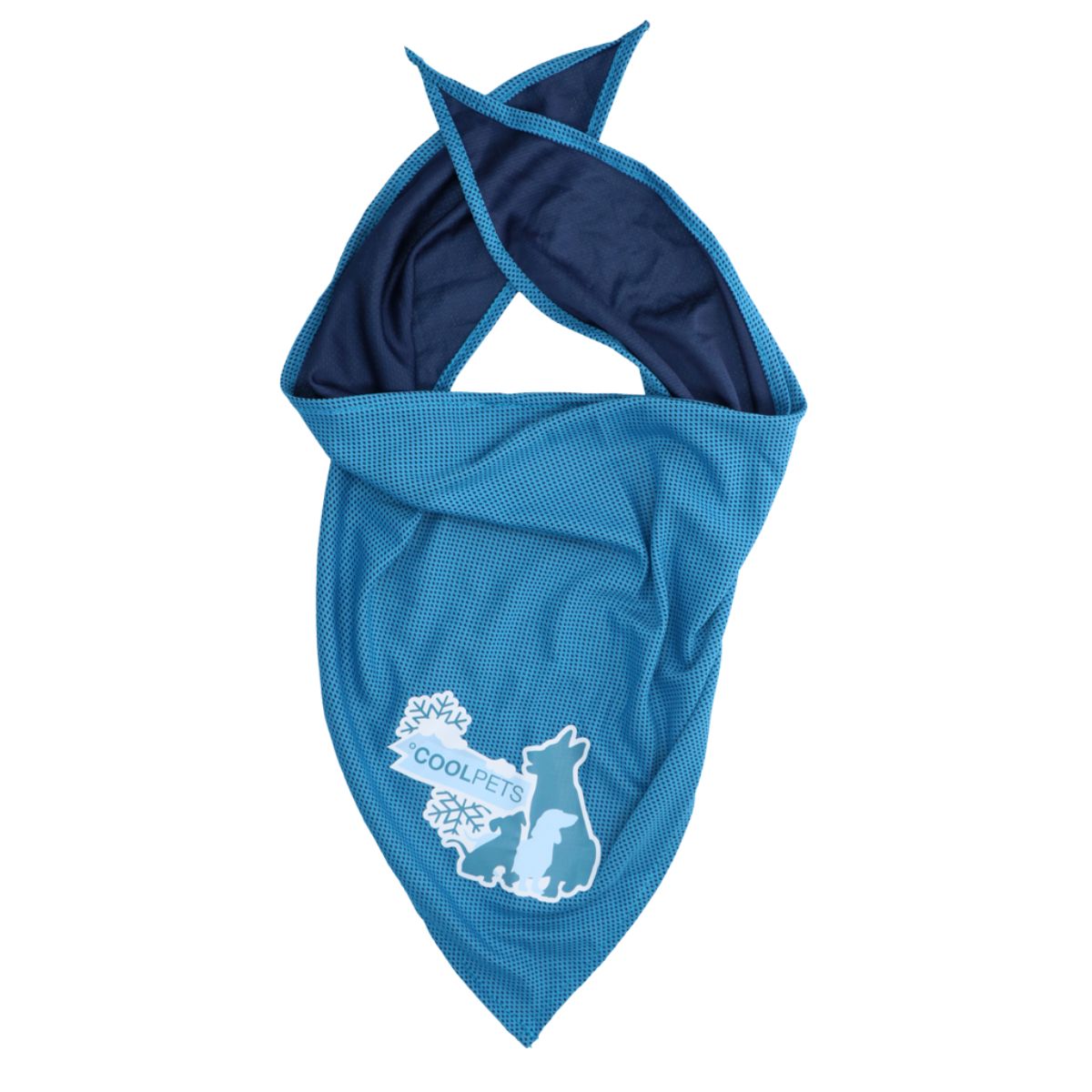 CoolPets Cooling Bandana, Kühlendes Tuch - Small 30 x 30 cm