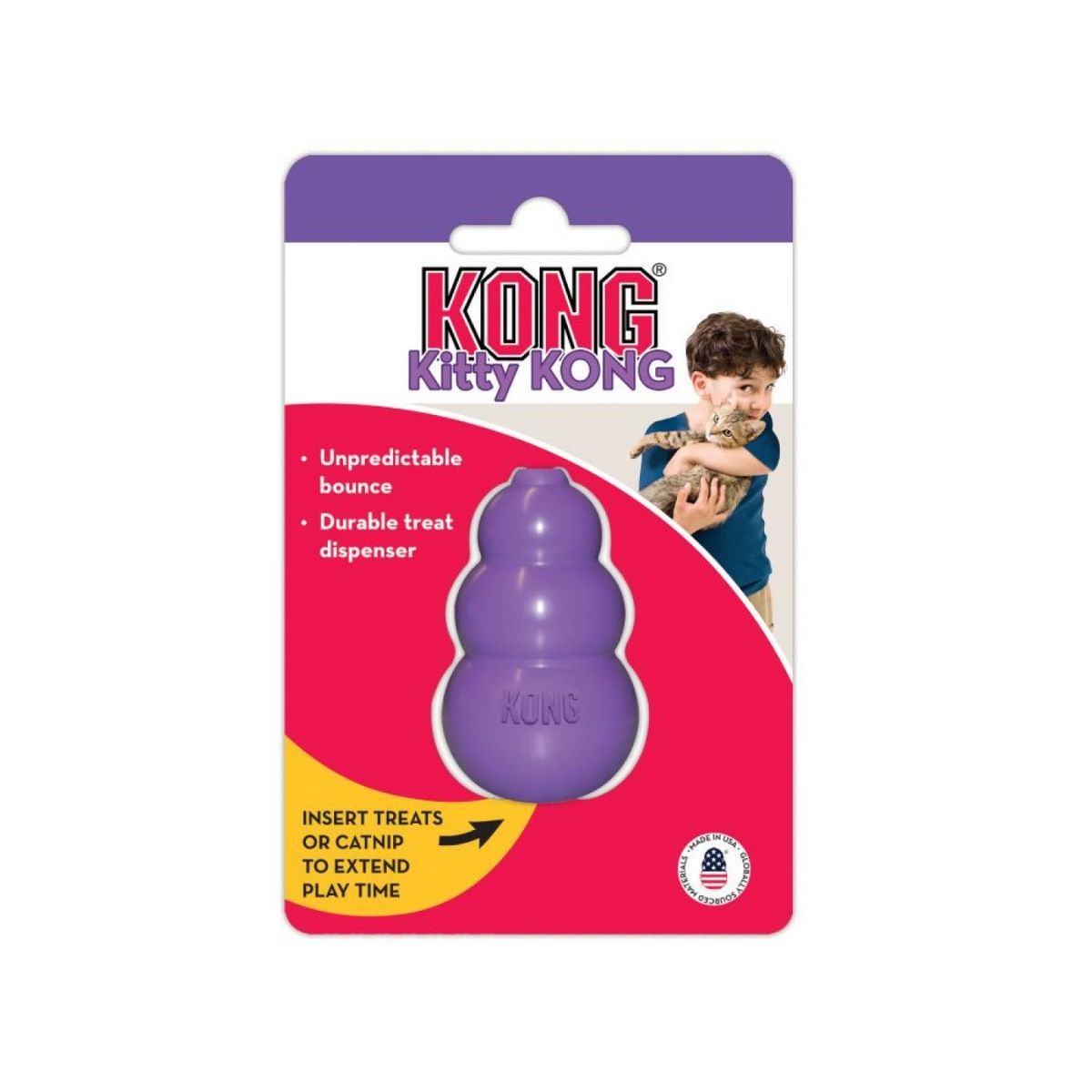 KONG Cat Kitty KONG, Jagdspielzeug für Katzen