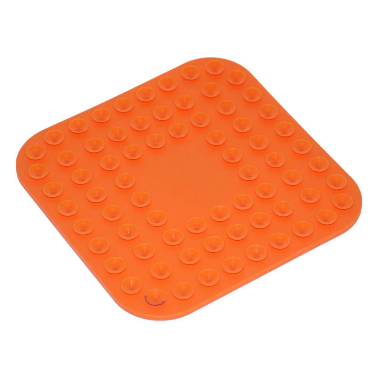 Pawise Schleckmatte Anti Schling Matte für Hunde, Orange