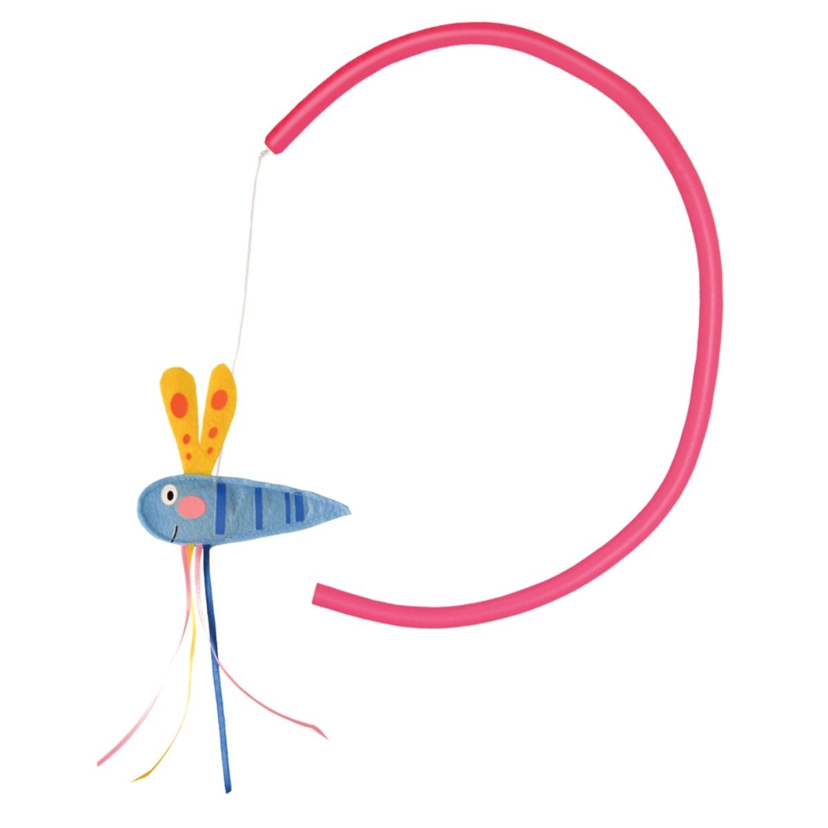 KONG Cat Connects Benderz Teaser Dragonfly, Jagdspielzeug für Katzen