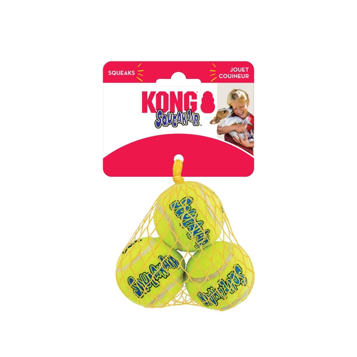 KONG SqueakAir Bälle (S) 5 cm, 3er-Pack