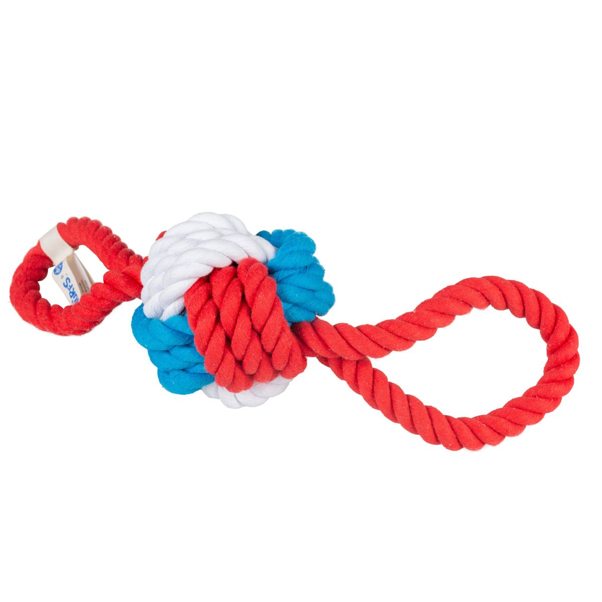 Duvoplus Papa Schlumpf Seil (Ball) mit 2 Schlaufen 42 cm
