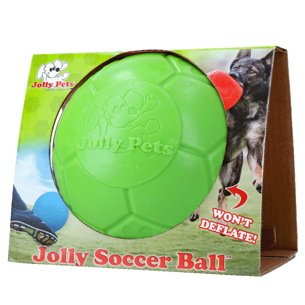 Jolly Soccer Ball 20cm Fußball Apfel Grün