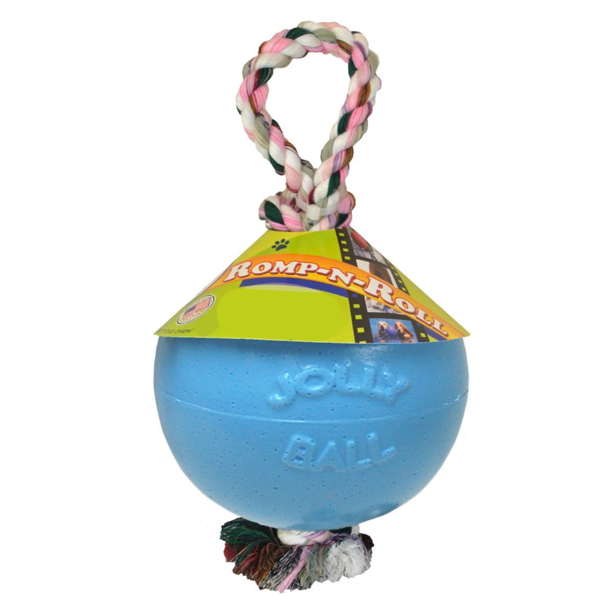 Jolly Ball Romp-n-Roll 10 cm Hellblau (Heidelbeerenduft)