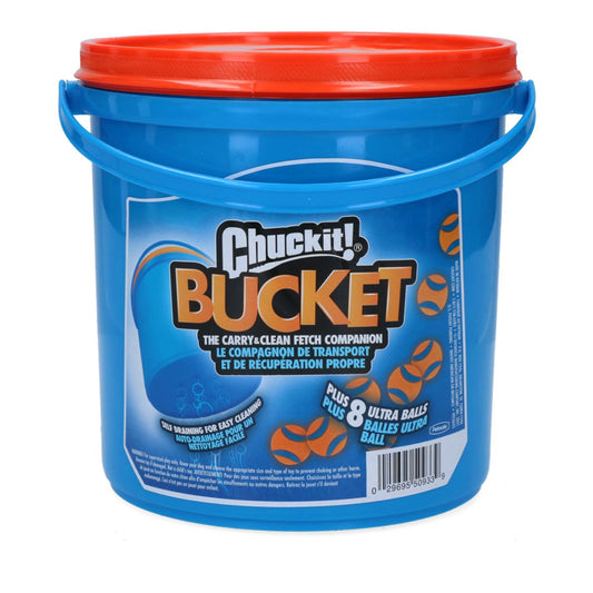 Chuckit Bucket Eimer mit Ultra Ball Medium 8 St.