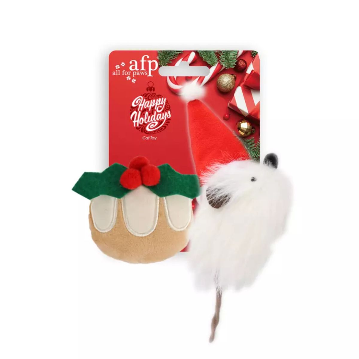 AFP Happy Holidays 2-Pack Mistelzweig & Weihnachtsmaus (Katze)