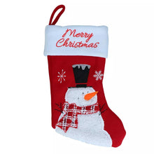Weihnachtssocke Schneemann Christmas Stocking Wooly Snowman