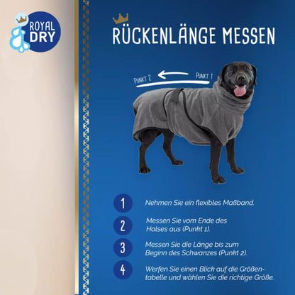 Royal Dry Bademantel Für Hunde
