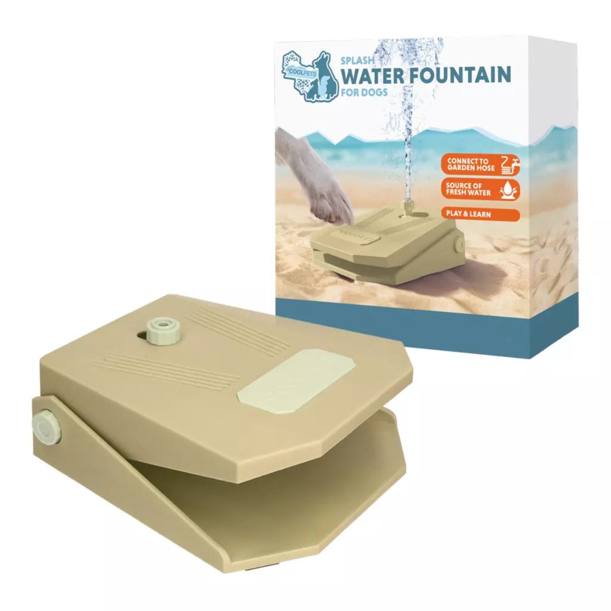 Coolpets Splash Water Fountain Wasserbrunnen