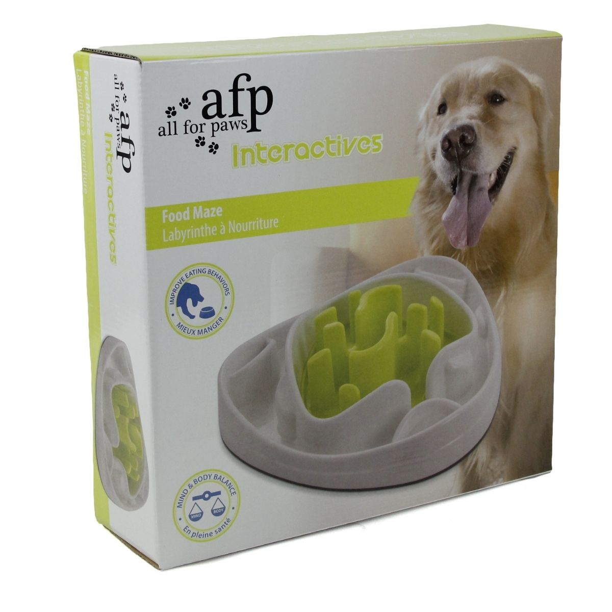 AFP Interactive Food Maze, Anti-Schling-Napf, ca. 28 x 28 x 8cm