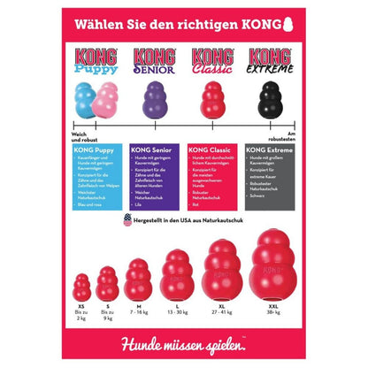 KONG Classic (M) Apportier- und Kauspielzeug