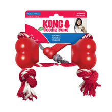 KONG Goodie Bone (M), Spielzeug-Knochen mit Seil