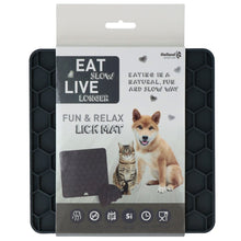 Eat Slow Live Longer Fun & Relax Schleckmatte Anti Schling Matte Anthrazit
