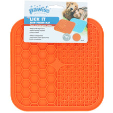 Pawise Schleckmatte Anti Schling Matte für Hunde, Orange