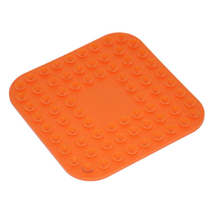 Pawise Schleckmatte Anti Schling Matte für Hunde, Orange