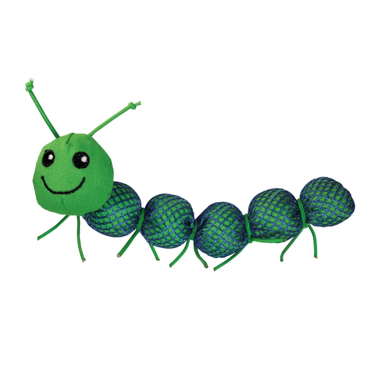 KONG Nibble Critters Catnipillar, Raupe mit Katzenminze