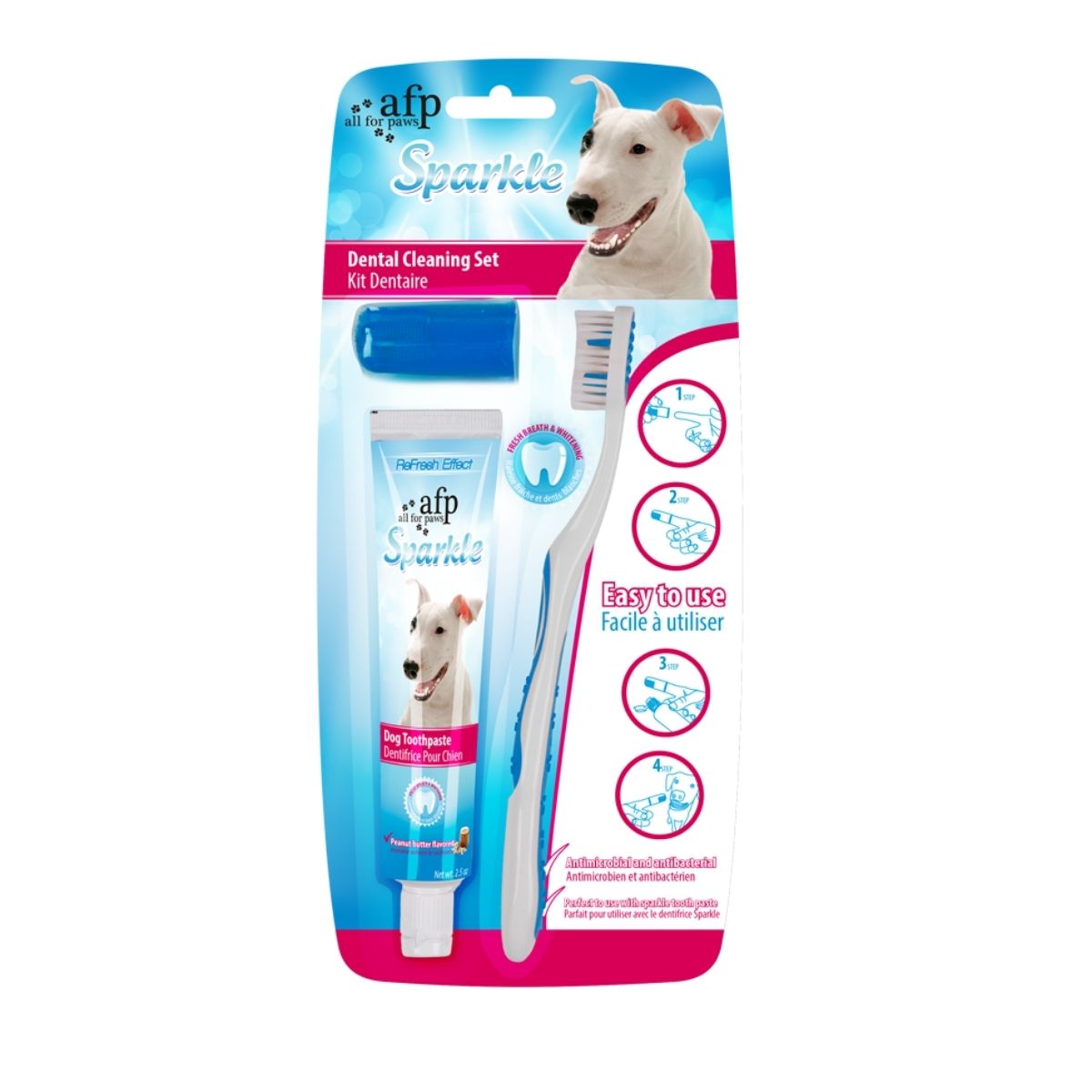 AFP Sparkles Kombi Pack (Zahnbürste und Fingerzahnbürste) - Vanille