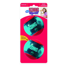 KONG Squeezz Action Red (L), Apportier-Ball für Hunde