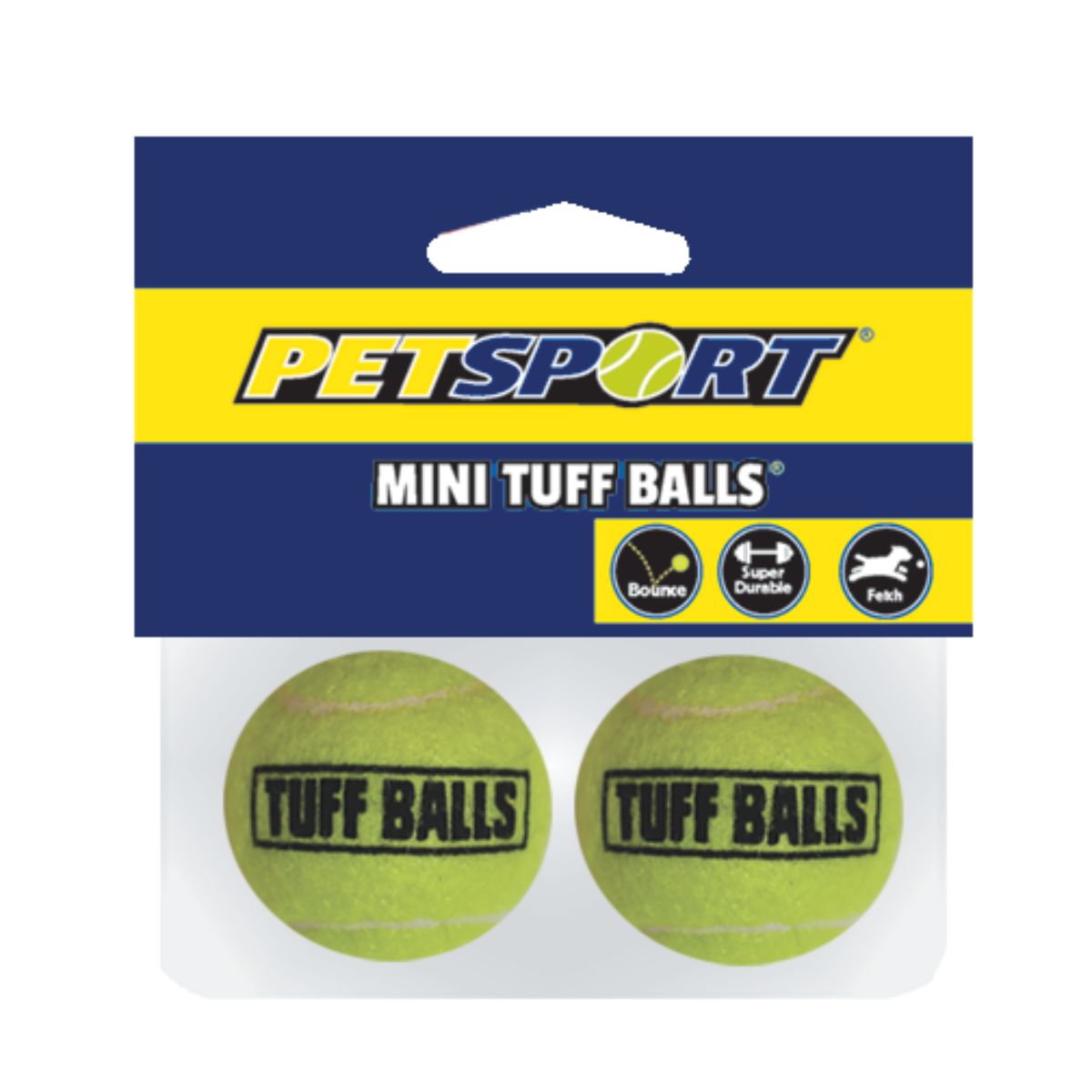 Petsport Tuff Balls Small 3,8 cm 2er Pack