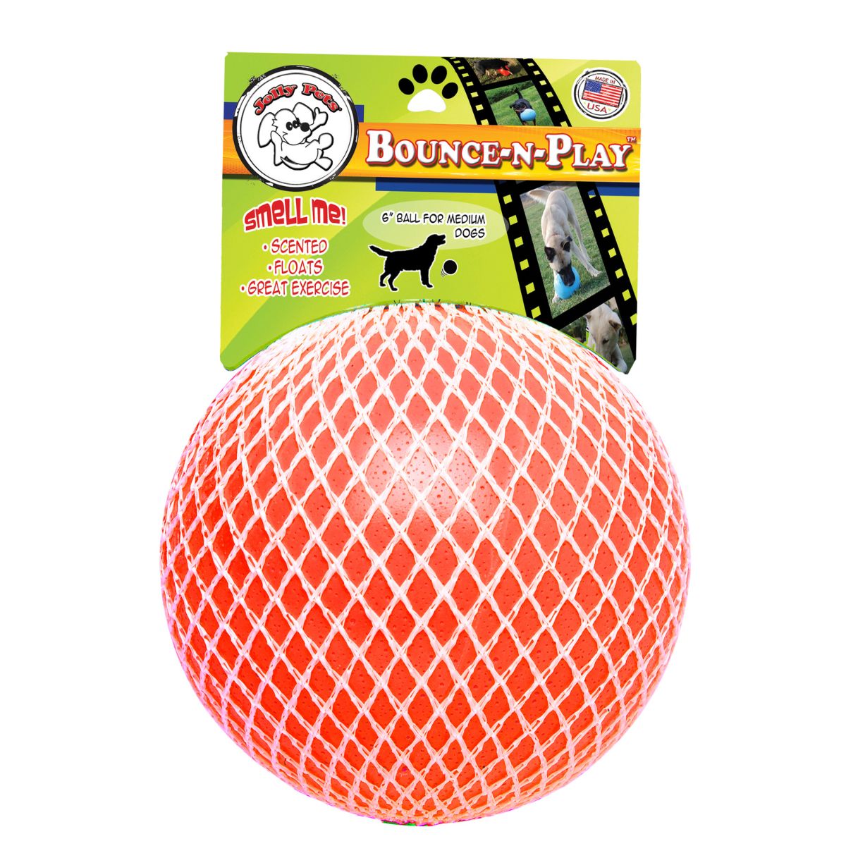 Jolly Ball Bounce-n Play 15cm Orange