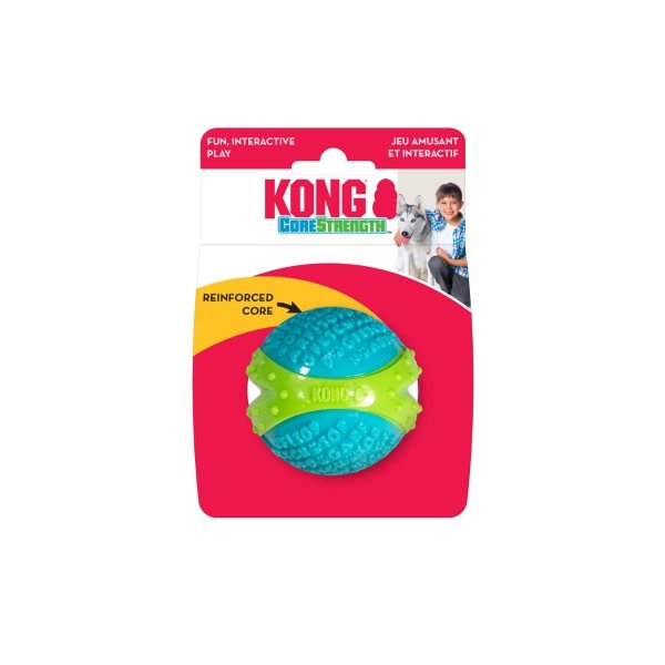KONG CoreStrength Ball (M), Mehrschichtiger Hundespielball
