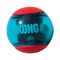 KONG Squeezz Action Red (L), Apportier-Ball f&uuml;r Hunde