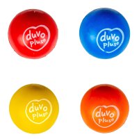 Duvoplus Gummi-Hüpfball, hart, 8,5 cm, 1Stück, farbig sortiert